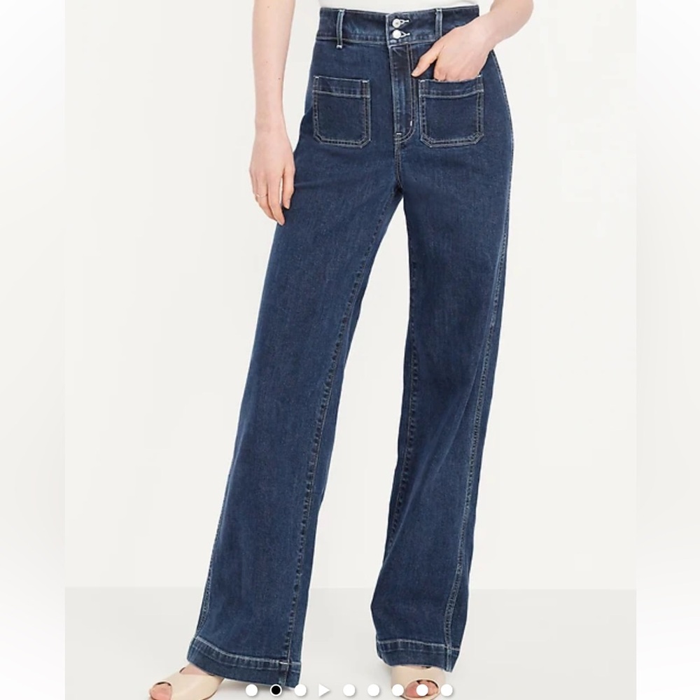 Old Navy Dark Blue Flare Jeans
